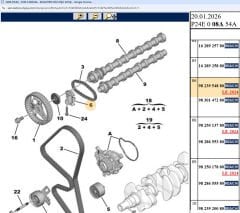 Psa Triger Ayar Gergisi 9830147280 3553732
