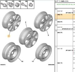 Aluminyum Jant Estorıl16 (5402T6.12)