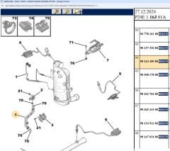 Psa Partikül Filtresi Basınç Algılayıcısı 3649032