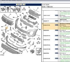 Psa Ön Tampon Orta Izgarası