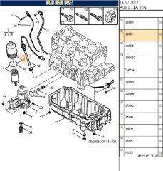 Yağ Filtre Kapağı Yag Fıltre Kapagı 206/206 /207/301/508 Tu5jp4/et3j4/tu3a 206/206/207/301/508 Motor Yagı (1103.L7) (,01103.R2,1103.L5,1103L7)