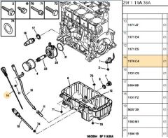 Yağ Çubuğu 406 Dw12ted4 Motor Yagı (1174.C4) (,01174.56)