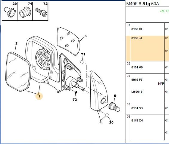 Dış Ayna (8153.JJ) (,08149.C2)