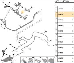 Yakıt Hortumu Borusu 1007 1 4hdı (1574.S9) (,01574.R3,1574.92,1574.Q2,1574.F7)
