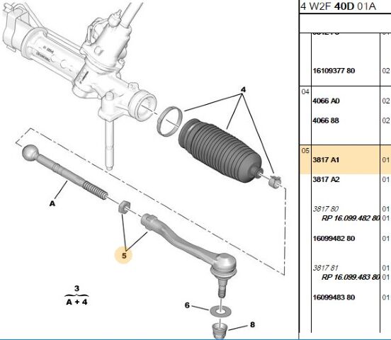 Sol Rotbaşı Rot Başı 508 (3817.A1)