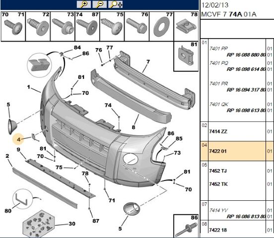 Ön Tampon Çeki Kapağı Demir Bıpper/nemo On Cekı Demırı Kapagı (7422.01)