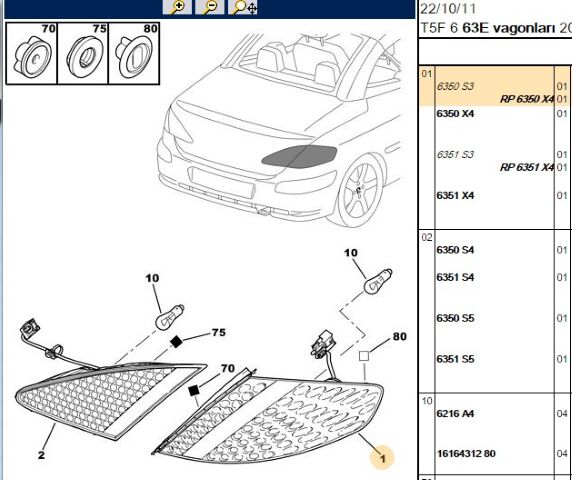 Sol Stop Dış 307 Cc (6350.X4)