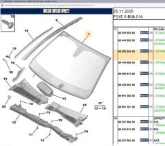 Psa Isıtmalı Ön Cam