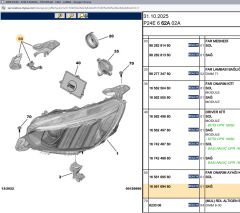 Psa Sağ Far Ayak Takımı