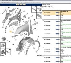 Psa Sol Ön Çamurluk