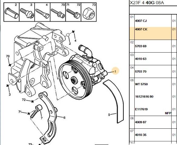 Direksiyon Pompası Dıreksıyon Boxer Dw12ted (4007.CK)