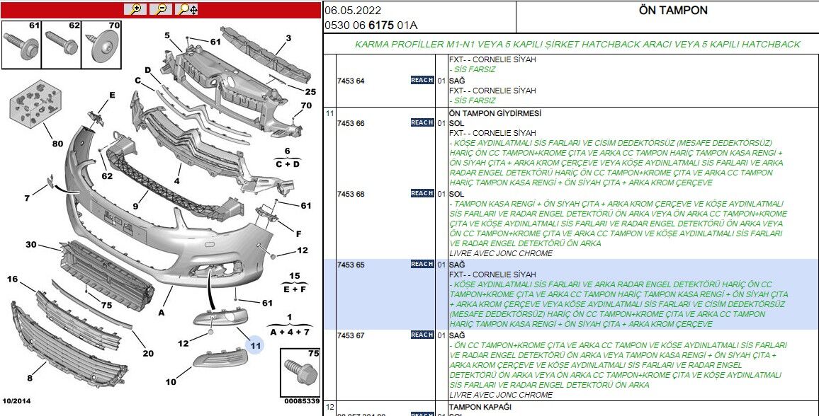 Sıs Far Cerceve Sagc4 Iı S Er Eve Sa C4 (7453.65)