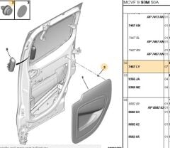 Kapı Döşeme Agrafı Surgulu Doseme Bıpper/nemo/fıorıno (7467.LY) (,07467LY)