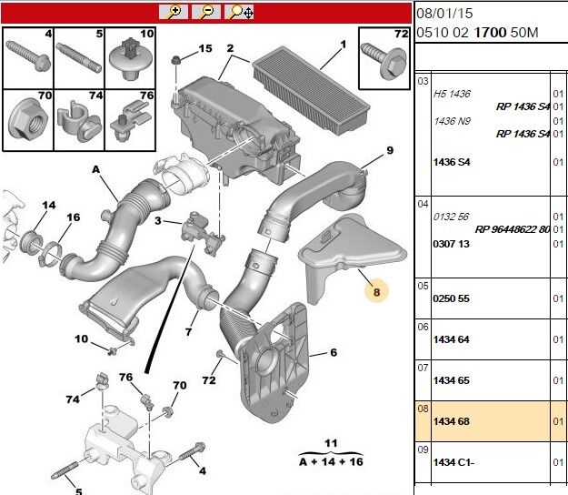 Hava Fıltre Hortum C4 (1434.68)