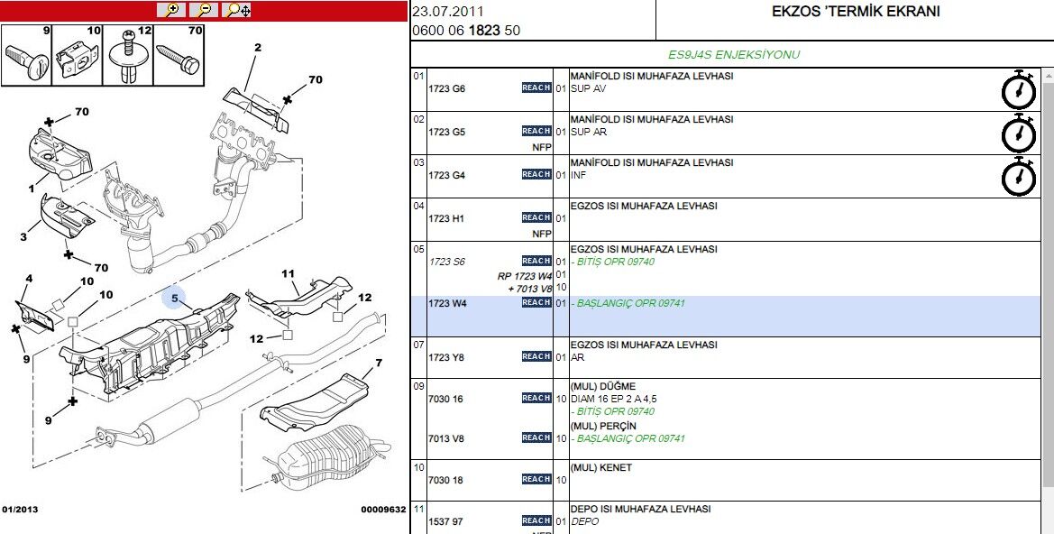 Egzost Koruma Sacı C5 I /c5 Iı (1723.W4)