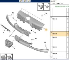 Ön Panjur Iç Izgara 206 (7804.H5)