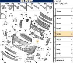 Psa Tampon Demiri Bağlantı Plastiği