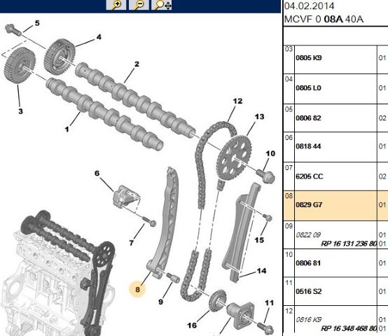 Eksantrik Gergisi 1 3 55205448 Bipper Sılındır Kapagı Ve Trıger (0829.G7)