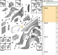 Ön Çamurluk Sol 206 (7840.J4)