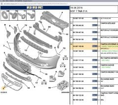 Psa Ön Tampon Nikelajı