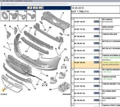 Psa Ön Tampon Krom Nikelajı