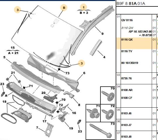 Ön Cam Partner Tepee (b9) (8116.QX)