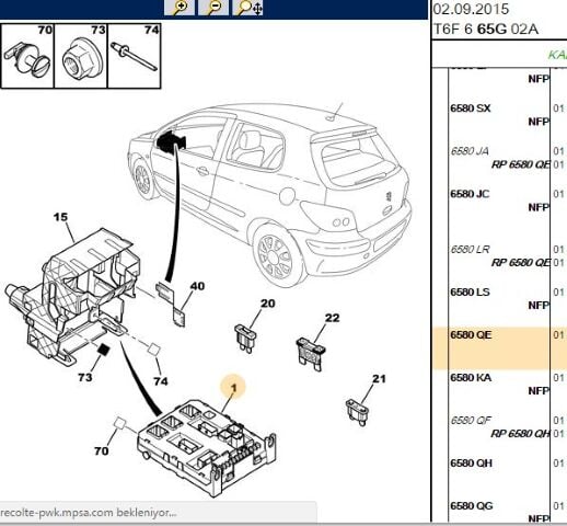 Bsi Kutusu 307 (6580.QE) (,06580.JA,6580.LR,6580.V5,6580.CW)