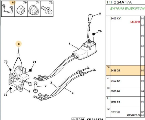 Agraf Vıtes Kumanda Tespıt Kopçası 207/301/307/308/407 (2438.25)