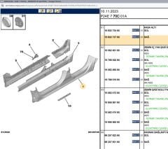 Psa Sağ Marşbiyel Sacı