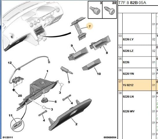 Bağlantı Ayağı 308/rcz (8212.YJ)