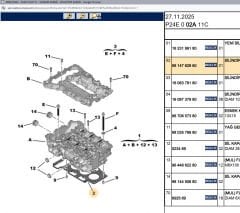 Psa Silindir Kapak Contası