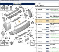 Psa Arka Tampon Darbe Emici