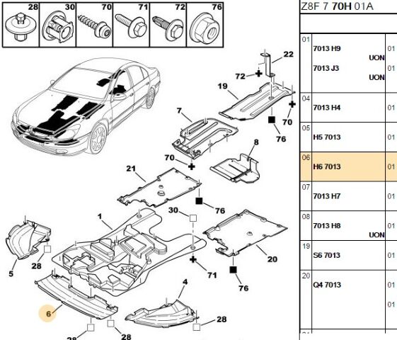 Alt Havalandırma (ö S ) 607 (7013.H6)