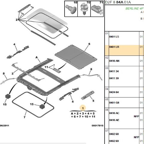 Komple Sanruf 407 (8401.LR) (,08401.EY)