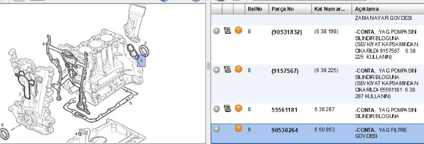 Conta Yağ Filitre Gövde X12xe Yag Fılıtre Govdesı Corsa B (90530264)