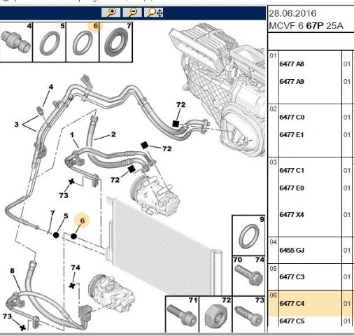 Oring Klima Hortum Contası (6477.C4)