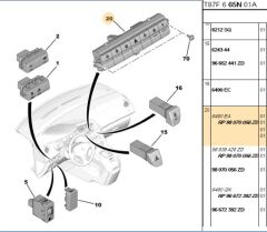 Komuta Düğmeleri (6490.EA) (,098070056ZD,KONTAKTÖR BLOĞU )