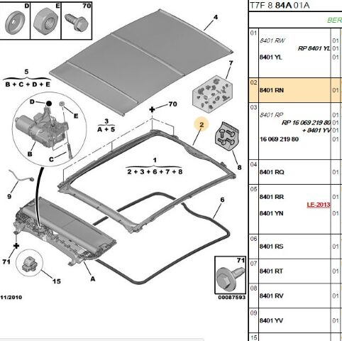 Tavan Cam Kasası 308 (8401.RN)