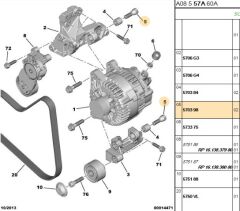 Alternatör Bağlantı Vidas Alternat#r Baglantı Vıdas Alternator (5703.98) (,0570398)