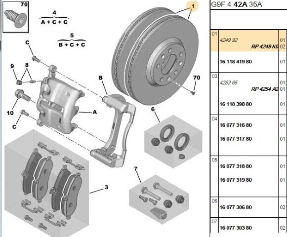 Ön Fren Diski (tek) Expert3/jumpy 3 (4249.K0) (,04249.92)