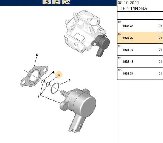 Mazot Regülatör Contası Contasıpa (1933.20)