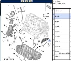 Karter Tapa C5-cıtroen Orjinal Kartel Tapası 307/308/406/508 Dw10bted (031138)