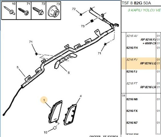 Sağ Ön Koltuk Airbağ Sag Aırbag En 8216 Fv 307 (8216.LQ) (,08216.FV)