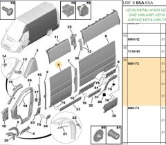 Sol Orta Saç Sac Boxer/jumper/ducato Iıı (8501.F2)