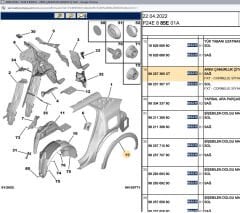 Psa Sağ Arka Çamurluk Bakaliti Ay Bandı