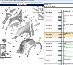 Psa Sağ Ön Çamurluk Bakaliti Ay Bandı
