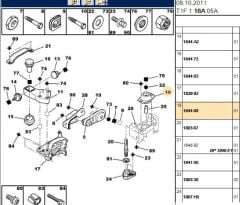Motor Mesnedi Takozu Sol-üst Ew10j4 307/308/5008/rcz (1844.68)