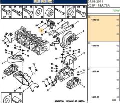 Motor Tespit Mafsalı Tespıt Boxer (1846.65) (,01846.96)