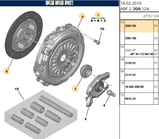 Debriyaj Kiti Debrıyaj Kıtı Ep3 (1 4 16v) Ep6 6 207 208 C3 (a51) Ds 3 Dw4td Dw4c 206/bıpper/c2/c3/nemo Setı ( Peugeot 206 / Bıpper/ 1 4-1 Vtı-1 Hdı/208 12//cıtroen C2/c3 -nemo 4hdı) (2053.09) (,02052.90)