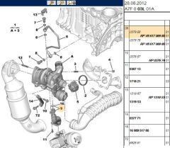 Turbo Yağ Borusu (0379.56) (,09824001880,YAĞLAMA BORUSU )